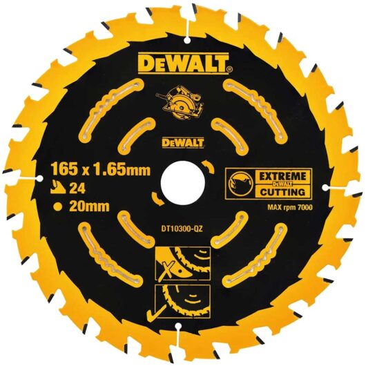 DeWalt Elite Extreme Circular Saw Blades 165mm 40T 20mm
