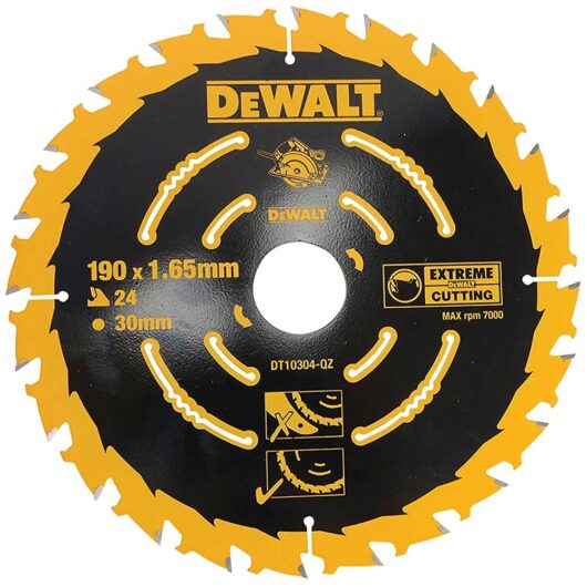 DeWalt Elite Extreme Circular Saw Blades 184mm 24T 16mm