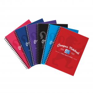Oxford Campus Nbk Wbnd 90gsm Ruled Margin Perf Punched 2 Holes 140pp